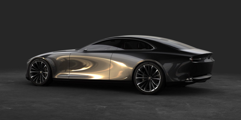Illustration for article titled TheĀ Mazda Vision Coupe Concept Is One Of The Best Sedan Designs We've Seen In A While